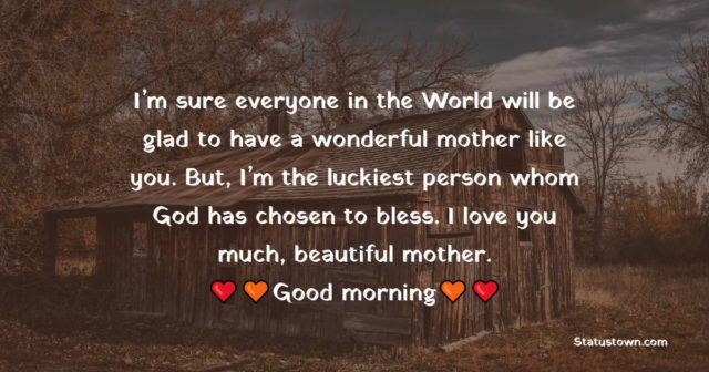 Good Morning Messages For mom 852