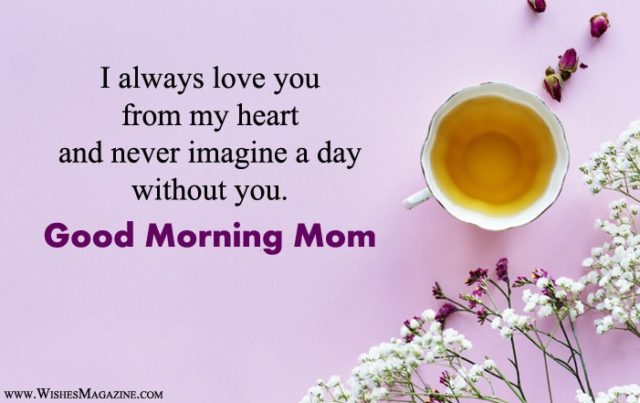 Good Morning Mom Wishes Image