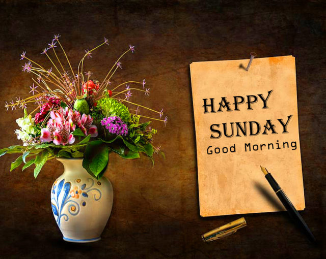 Happy Sunday Good Morning Greeting Card