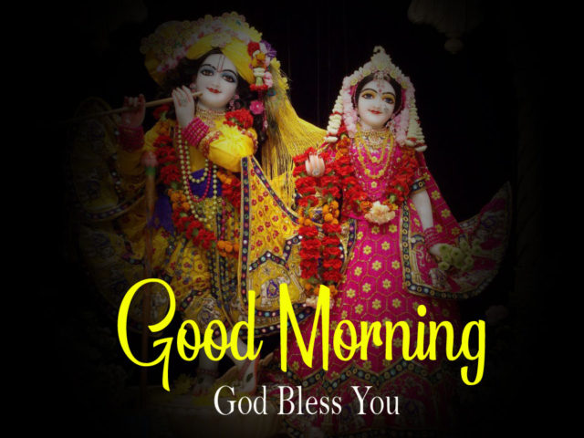 Beautiful Radha Krishna Good Morning Images Pics Photo