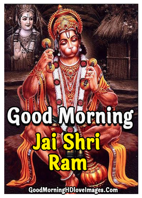 Fascinating Good Morning Hanuman Ji Images With Jai Shri Ram