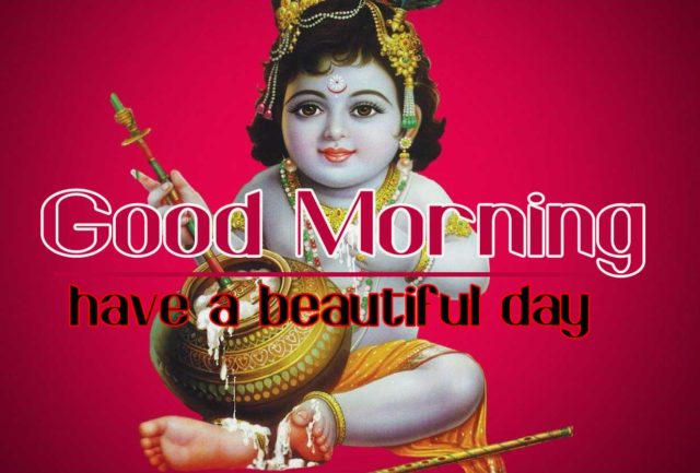 Good Morning Krishna Images Wishes 11