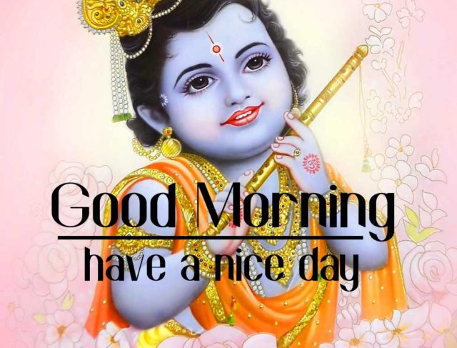 Good Morning Krishna Images Wishes 8