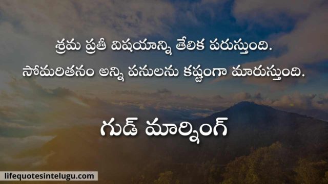 Good Morning Quotes In Telugu (19)