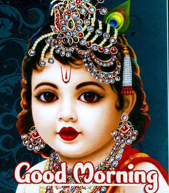 Jai Shri Krishna Good Morning Wallpaper 23