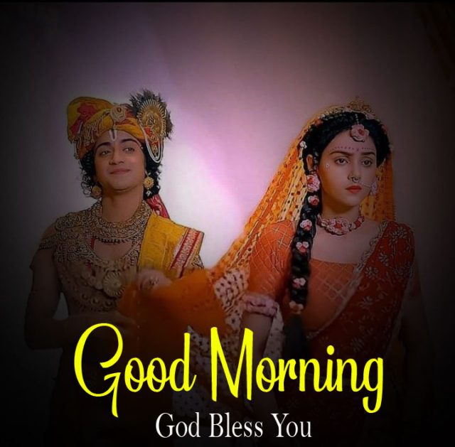 Latest Radha Krishna Good Morning Images Photo