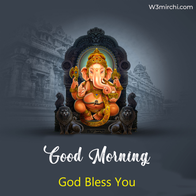 Ndaxmta Good Morning Cute Ganesh Images