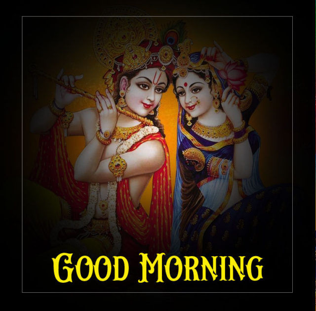 Radha Krishna Good Morning Images Photo For Fb