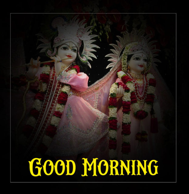 Radha Krishna Good Morning Images Photo Pics