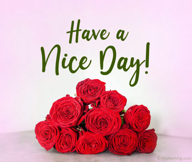 Have A Nice Day Message