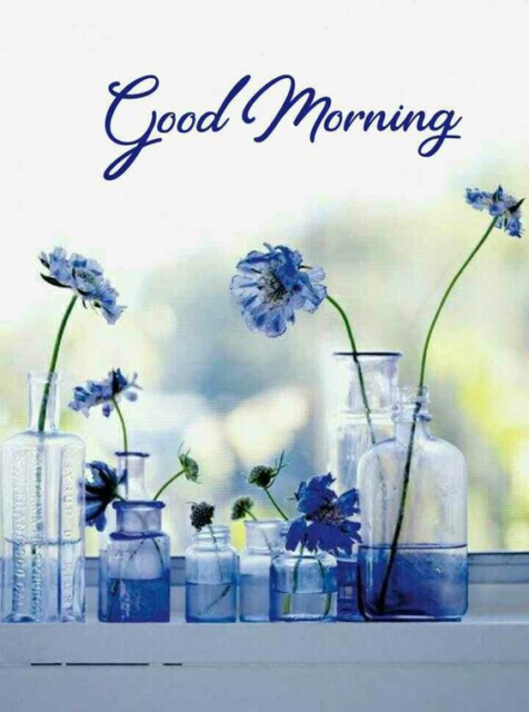 Good Morning Blue Flowers 2