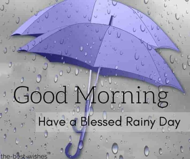 Good Morning Images With Rain