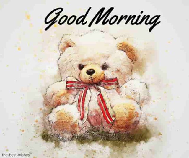 Good Morning Teddy Bear Images For Facebook