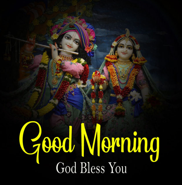 Hd Latest Radha Krishna Good Morning Images 2