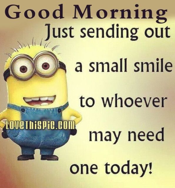 Minion Good Morning Wishes9
